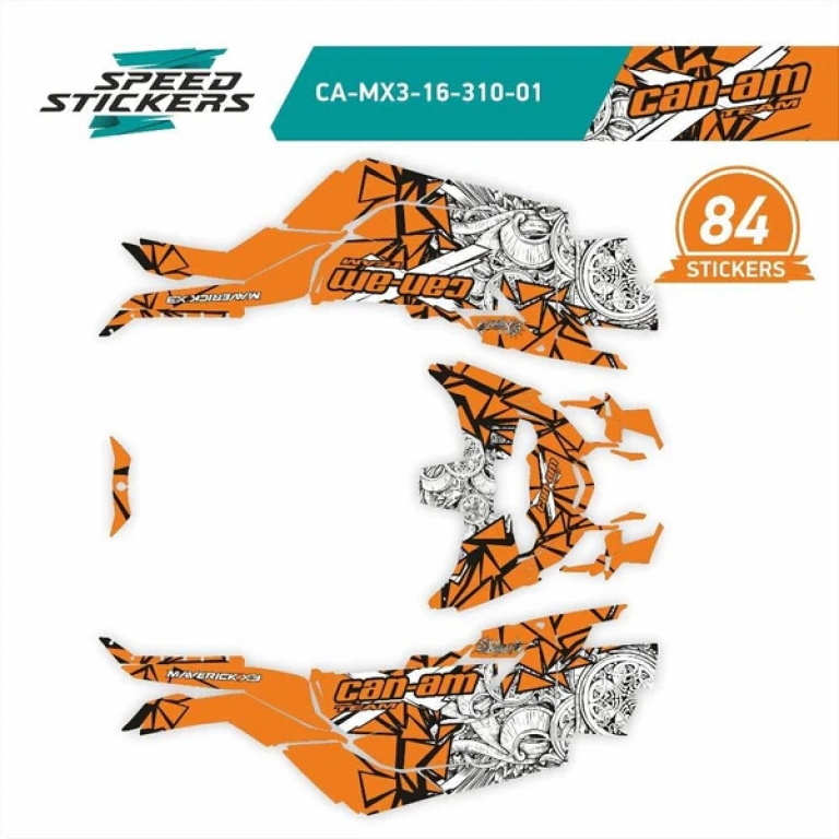 Mud Bandit Orange for Can-Am Maverick X3 2 Doors